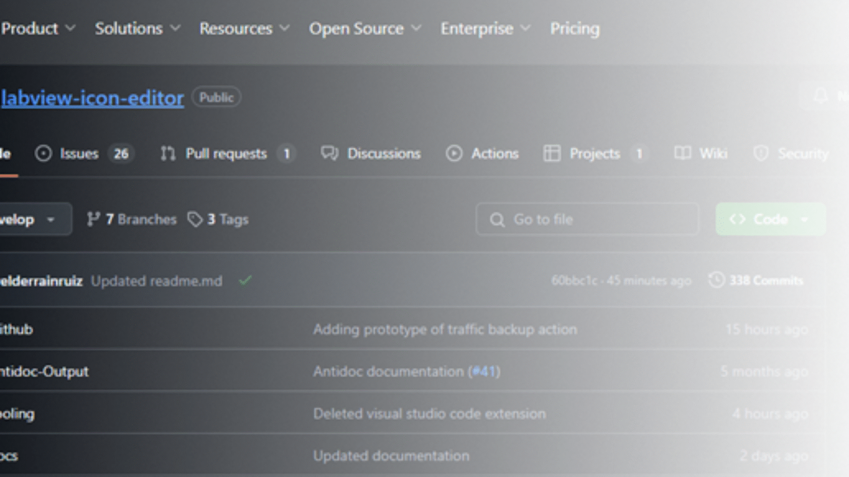 LabVIEW Open Source – NI Ikon-Editoren